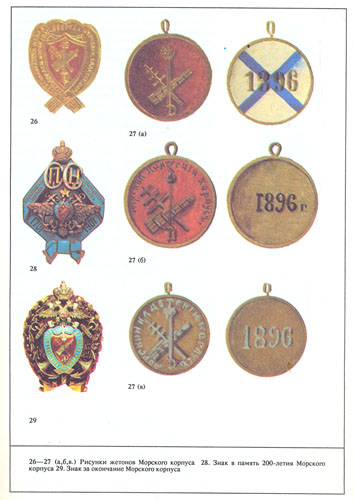 Знаки и жетоны Российского Императорского флота. 1696 - 1917 — изображение 3