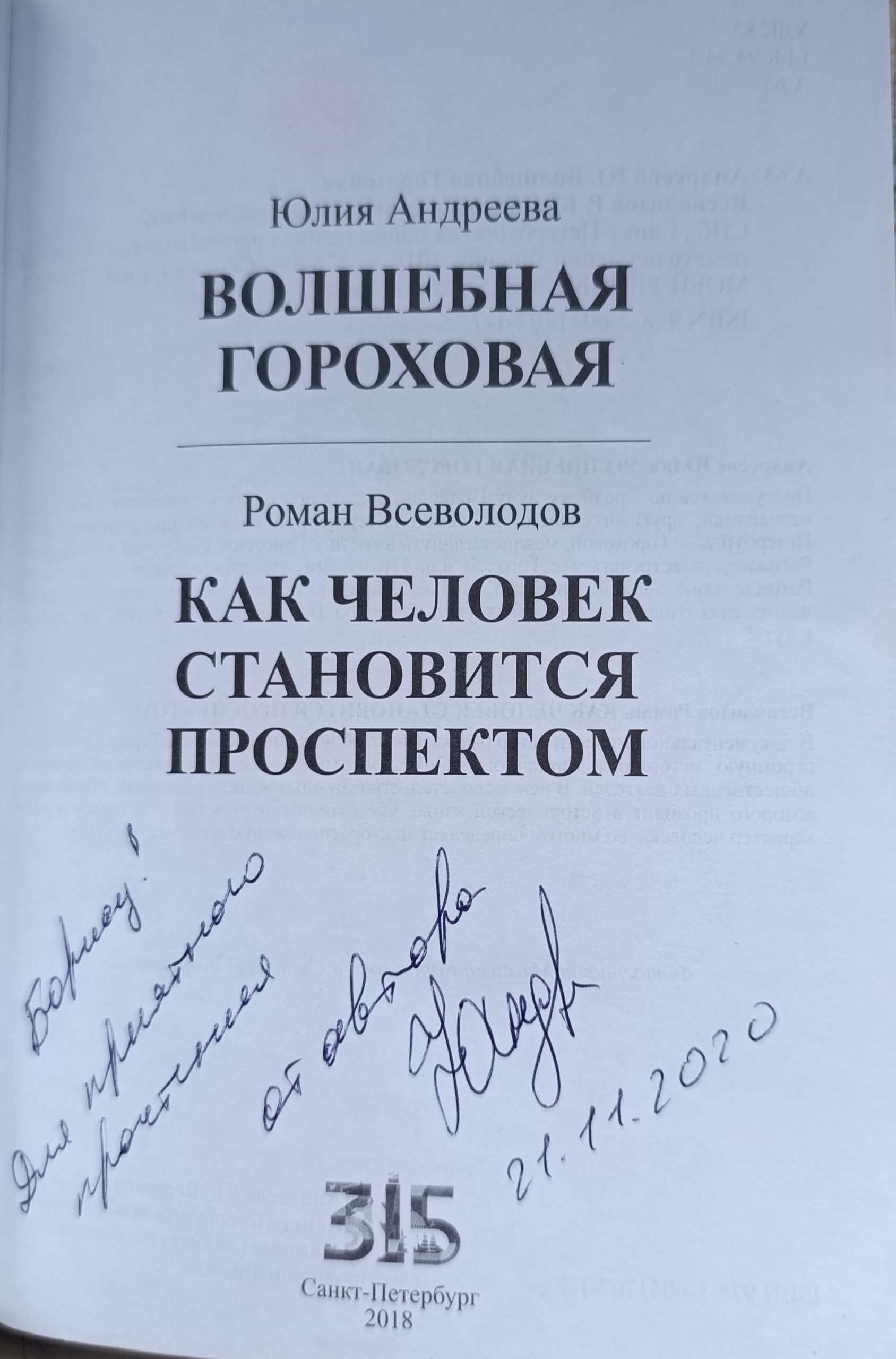 Волшебная Гороховая. Как человек становится проспектом — изображение 2