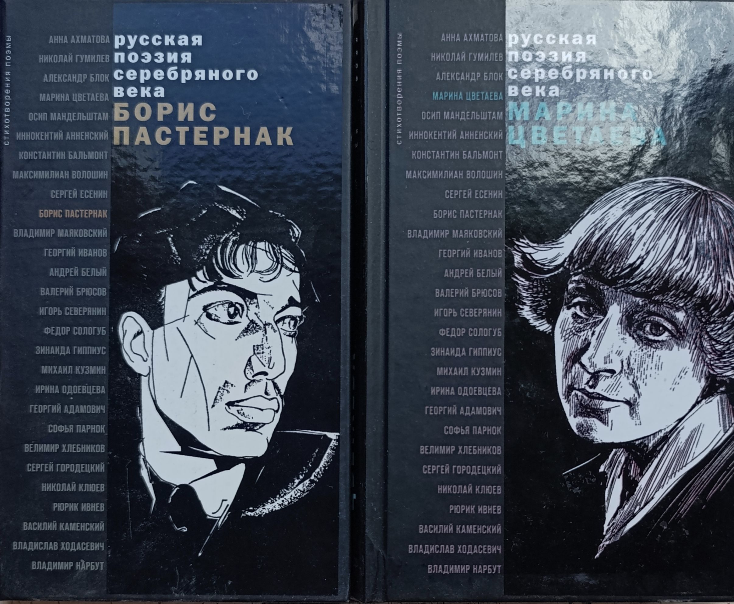 Русская поэзия серебряного века: Пастернак Б., Цветаева М.. Комплект из 2-х книг