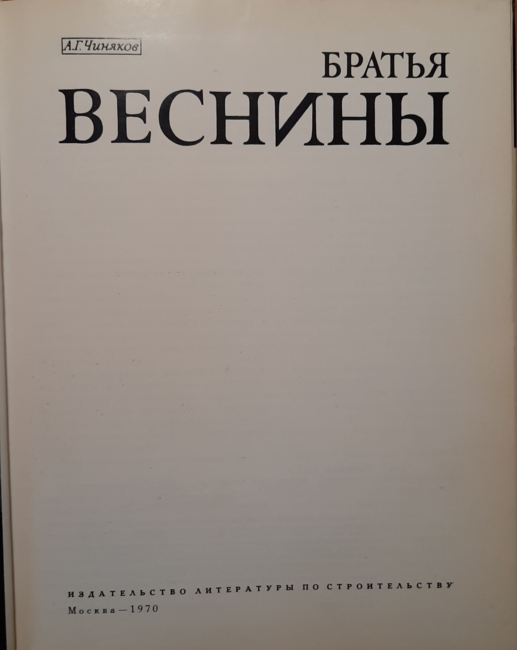Братья Веснины — изображение 4