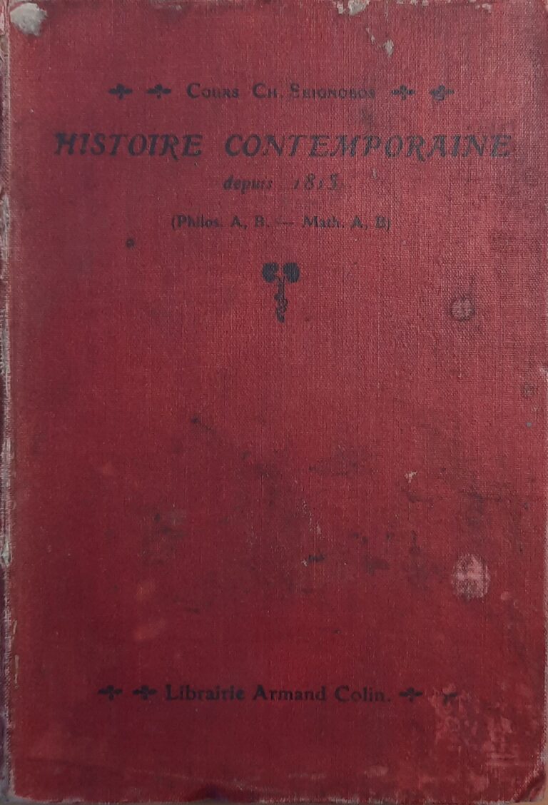 Histoire comtemporaine depuis 1815( Новейшая история с 1815 г., на французском языке)