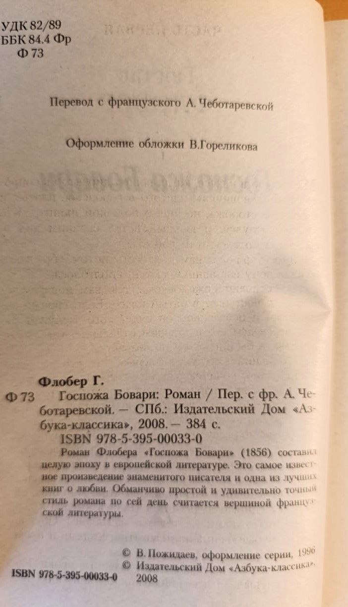 Госпожа Бовари — изображение 2