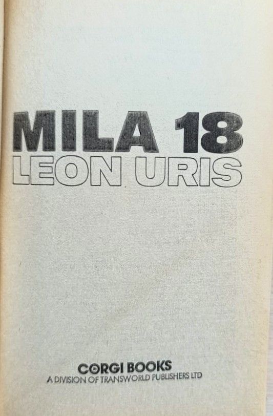 Мила 18 (книга на английском языке (Mila 18)) — изображение 2