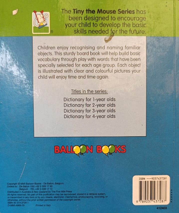 Словарь для 3-летних (книга на английском языке (Dictionary for 3-year olds)) — изображение 2