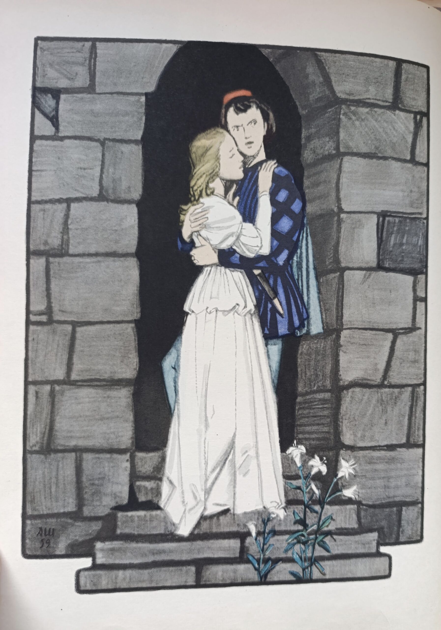 Ромео и Джульетта. Трагедия в пяти актах. Илл. Д.А. Шмаринова 1963 г. — изображение 3